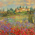 Michael Longo Provencal Village XI painting